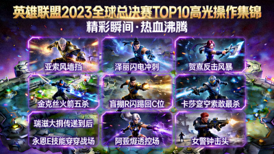 英雄联盟2023全球总决赛TOP10高光操作集锦